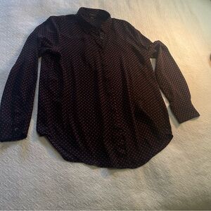 Ann Taylor‎ Women’s 
Black and Red Casual Shirt Business Casual Size M